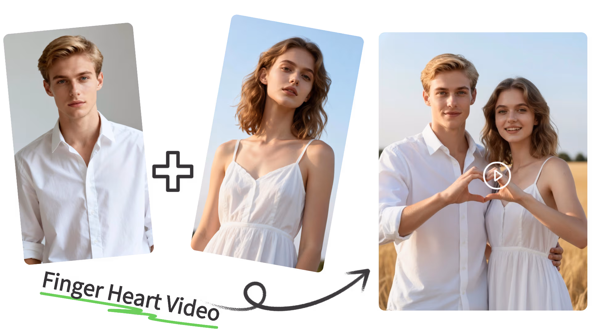 Finger heart smart pose detection